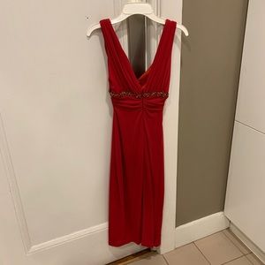 Red David Meister Dress